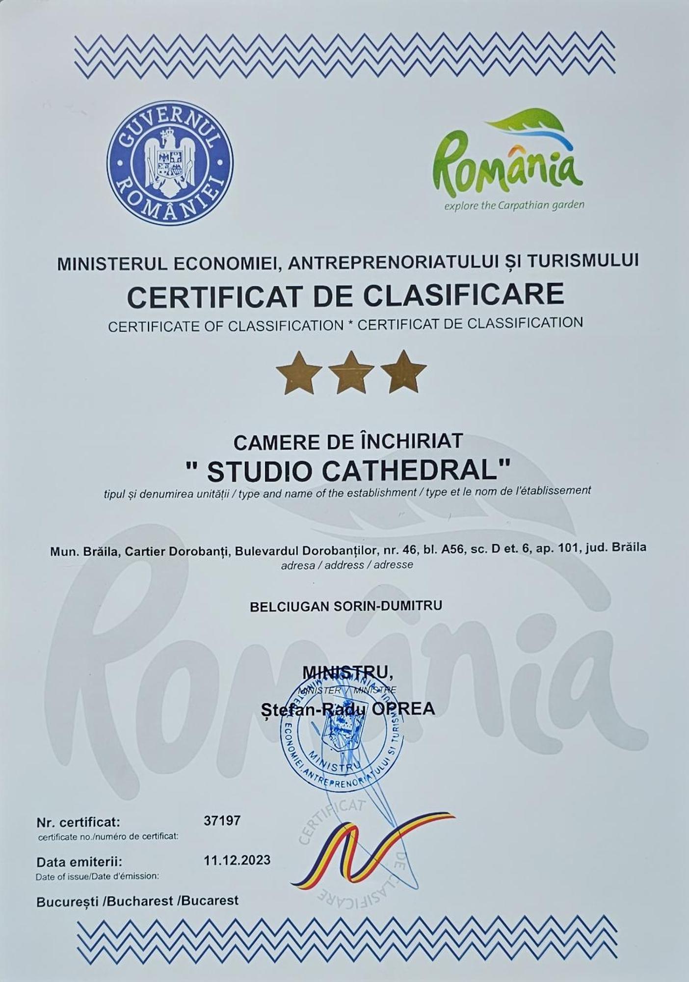 Studio Cathedral Brăila Dış mekan fotoğraf